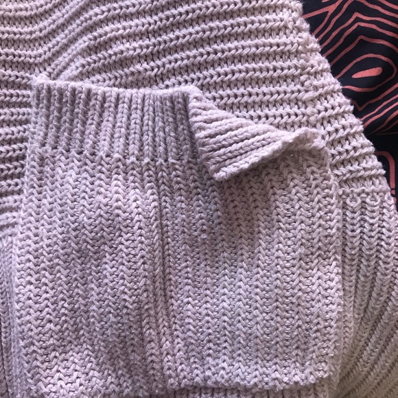 Tan 3/4 Sleeve Sweater - Picture 2 of 3